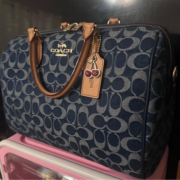 Rowan Large Satchel Bag In Signature Canvas - Picture 8 of 11